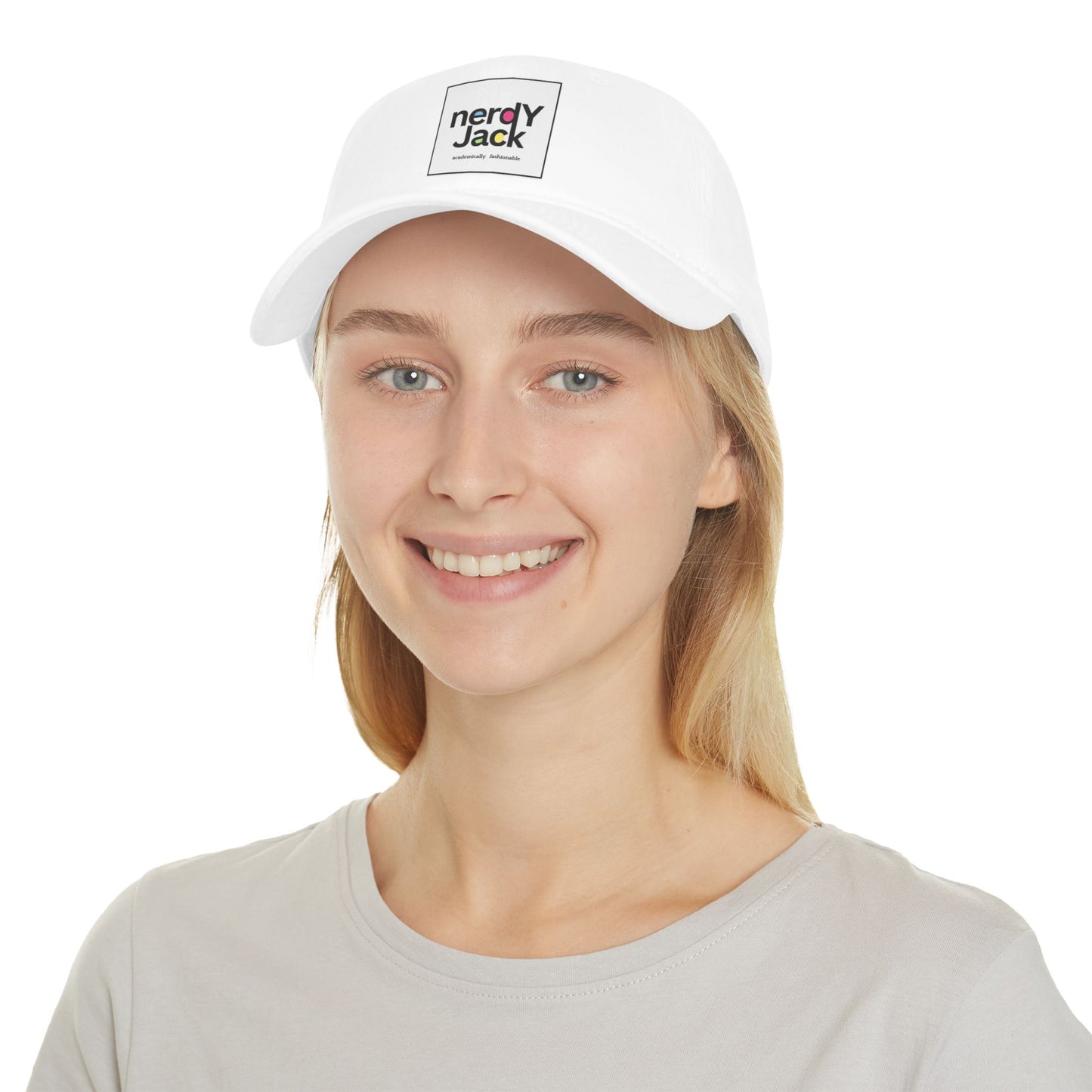 Low Profile Baseball Cap with 'nerdY Jack' Design - Casual Hat for Daily Wear, Gift for Sports Lovers, Outdoor Events, Trendy Fashion