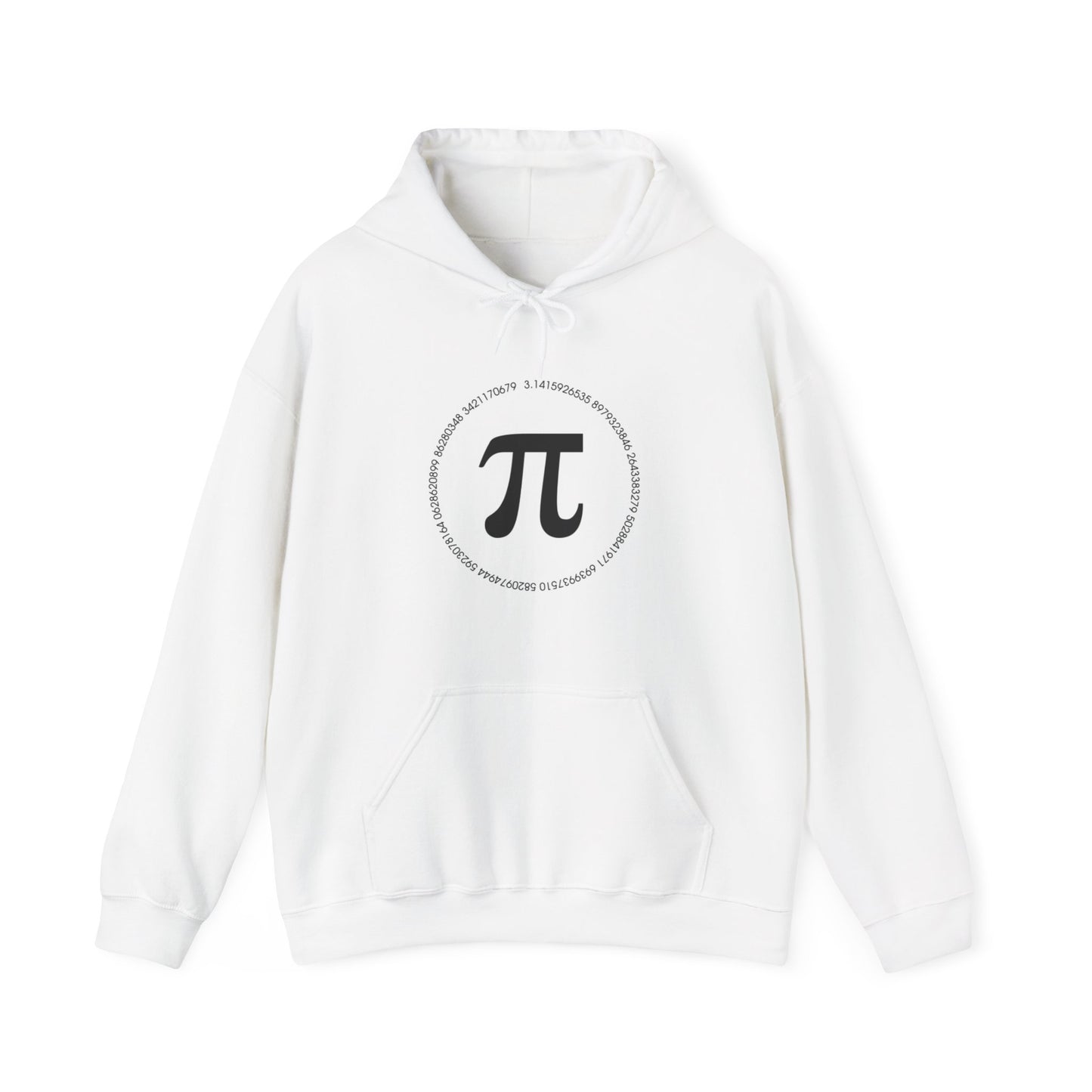 Pi Symbol Hoodie for Math Lovers, Cozy Sweatshirt, Gift for Teachers, Ideal for STEM Enthusiasts, Unisex Casual Wear