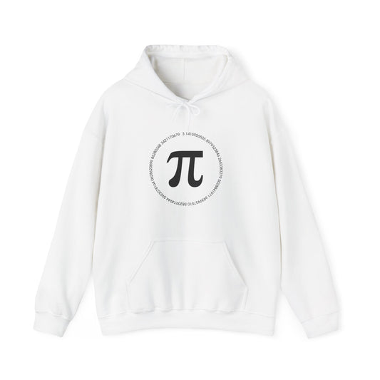 Pi Symbol Hoodie for Math Lovers, Cozy Sweatshirt, Gift for Teachers, Ideal for STEM Enthusiasts, Unisex Casual Wear